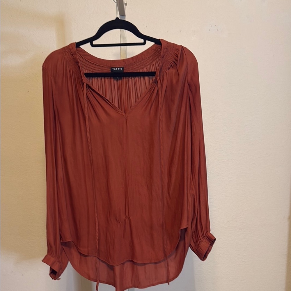 Torrid Terracotta‎ Blouse